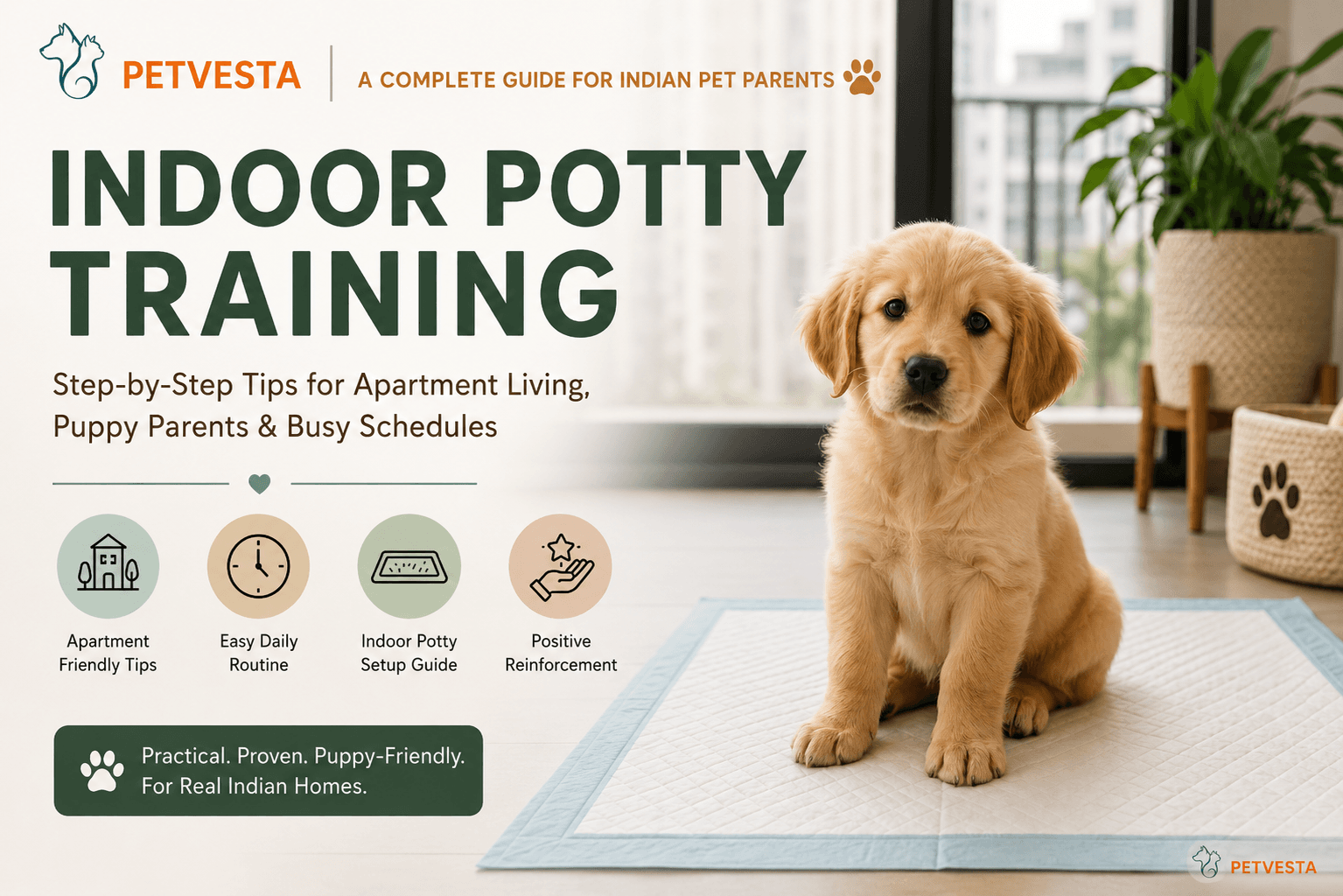 Indoor Potty Training for Dogs in Indian Apartments: A Practical Guide
