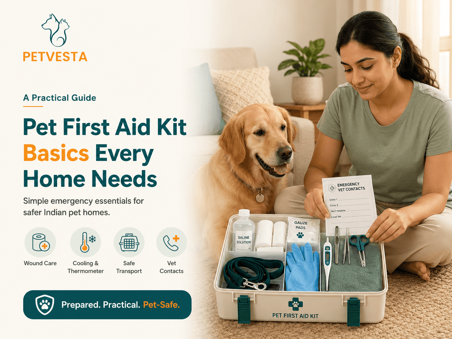 Pet First Aid Kit Basics Every Home Needs